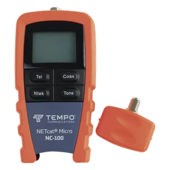 Probador de Cable / UTP STP Coaxial / Detección de Fallas / Control Remoto / Tono Digital / TIA/EIA LAN