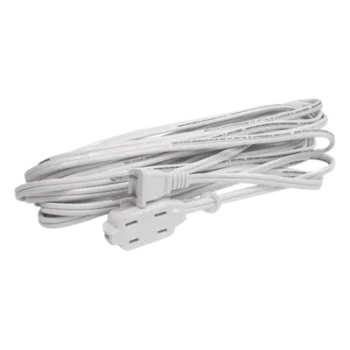 Extensión Eléctrica Doméstica / 3 m (9.8 ft) / 127 V CA / 8 A Máximo / 16 AWG / NEMA 1-15P