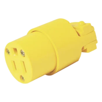 Contacto con Abrazadera Plástica / 3 Polos NEMA 4-2125 / 127 VCA / 15 A / Uso Interior y Exterior