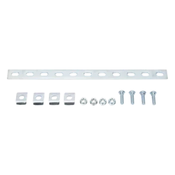 Kit de uniones y derivaciones para charola / Acero al carbono / Acabado electrozincado 15-20 μm / 4 clemas / Clip ED275