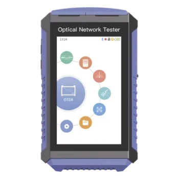 Mini OTDR Touch / Fibra Óptica Viva 1625nm / OPM / VFL 5mW / Mapeo RJ45 / Recargable / 100 km (328084 pies)