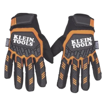 Guantes de Trabajo de Alta Resistencia / Talla Grande / Tejido Táctil en Dedos / Palma de Gamuza / Acolchado D3O / Spandex en Dorso / Lavables a Máquina