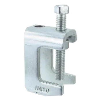 Mordaza de Acero Fija / 3/4" / Varilla 1/4" / Carga 200 kg / Acabado Galvanizado / AISI 1018