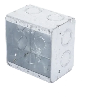 Caja Multigang / 2 Gangs / 2.5 in (6.35 cm) Profundidad / 12 Entradas 1/2-3/4 in (1.27-1.91 cm)