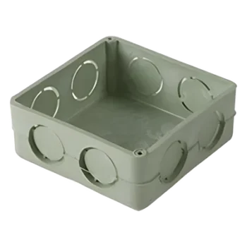 Caja Cuadrada Conduit / PVC Pesado 1/2" / NMX-E-012 / Autoextinguible / Apto para Sistemas Aislados a Tierra