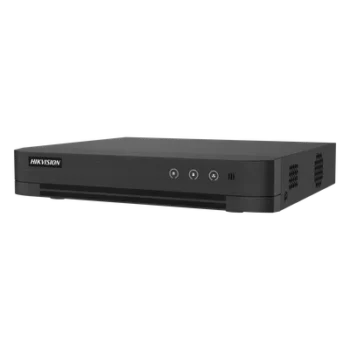 DVR Pentahíbrido / 4 Canales TURBOHD + 2 Canales IP / 3K Lite 2560x1440 / Audio Bidireccional / AcuSense / H.265+ / 1 Bahía HDD hasta 10 TB
