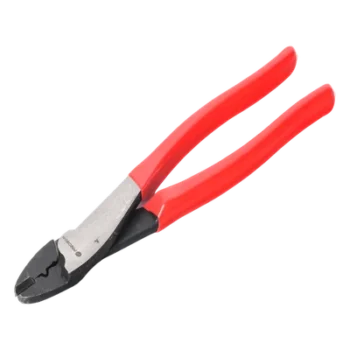 Pinza Ponchadora / 9.5" (241.3 mm) / Terminales Aislados y No Aislados / Rango 22-10 AWG / Cortacables Integrado / Acero Templado