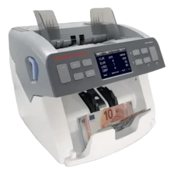 Contadora Valoradora de Billetes / 3 Divisas Simultáneas / Doble CIS + MG + IR + UV / Pantalla Táctil 3.5" / 800 BPM / Lectura de Números de Serie
