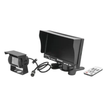 Sistema de Reversa Vehicular / Monitor LCD 7'' / Cámara CMOS IR 18 LEDs / Soporte Dual Cámara / Cable 20 m (65.6 ft)