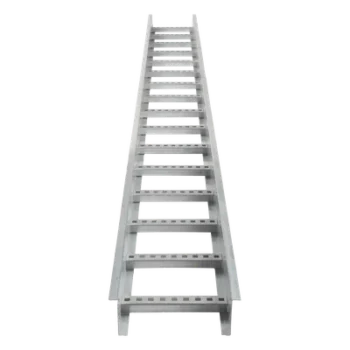 Escalera Portacables / Perfil Z / Peralte 3 1/4" / Ancho 9" / Paso 9" / 3.66 m (12 ft) / Capacidad 205 Cables