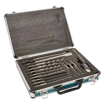 Juego de Brocas, Cinceles y Broquero SDS Plus / 14 Piezas / Medidas 5/32'' a 5/8'' / Longitudes 4-1/4'' a 10''