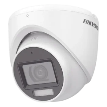 Cámara Turret TURBOHD / 3K 5 Megapixel / Lente 2.8 mm / Gran Angular 104.9° / IR 30 m (98.4 ft) + Luz Blanca 20 m (65.6 ft) / IP67 / Audio Integrado / 4 Tecnologías