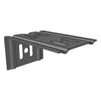 Ménsula para Malla / Charola 100 mm / Montaje en Pared / Acabado Electrozinc / Cargas Ligeras