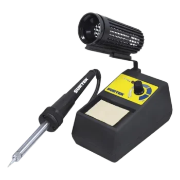 Estación de Soldadura / 50W / Rango 177°C a 482°C / Punta Cónica de Cobre / 127V 60Hz / LED Indicador