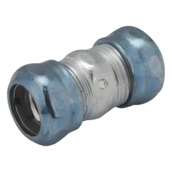Conector de Compresión Hermético / Acero Galvanizado / Pared Delgada / 3/4 in / 1.35 x 1.25 in (34.29 x 31.75 mm)