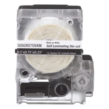 Casete de Etiquetas Autolaminadas / Vinilo / 25.4 x 38.1 mm / 200 Unidades / Cables 3.1 a 7 mm (0.12 a 0.28 in)
