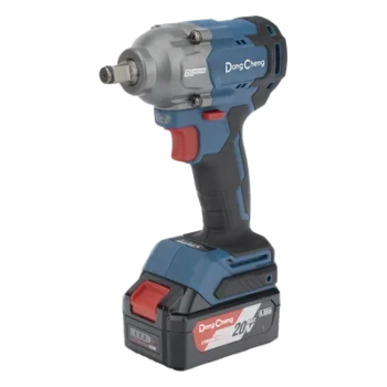 Llave de Impacto Inalámbrica / 20 V / 488 Nm / Motor Sin Escobillas / 3 Velocidades / Portabrocas 1/2 in / 2 Baterías 4.0 Ah