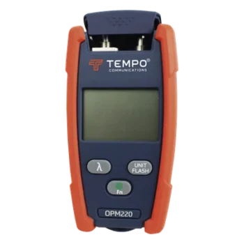 Medidor de Potencia Óptica / Rango -50 a +26 dBm / VFL 650 nm hasta 4 km / 6 Longitudes de Onda / Detección de Tono 270 Hz-2 kHz / Entrada Universal 2.5 mm