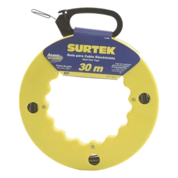 Guía Jala Cable / Acero SAE 1045 / Longitud 30 m (98.4 ft) / 5 Alambres Calibre 12 AWG / Ojo Agrandado / Ventanas de Verificación