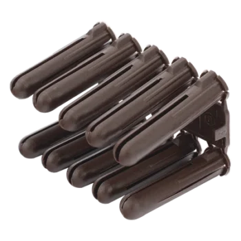 Taquete de Fijación / Doble Expansión Multidireccional / Tornillo 10 mm x 44.5 mm (1 3/4") / Resistencia 80 kg / Polietileno HDPE / Rango Térmico -50°C a +80°C