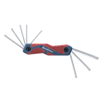Juego de Llaves Hexagonales Torx® / 8 Piezas / Acero Cr-V / Diseño Navaja Compacto / T9 a T40