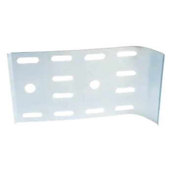 Bajada para cable sin ranura / 95 x 175 mm / Acabado Electro Zinc / 3.7 x 6.9 pulgadas