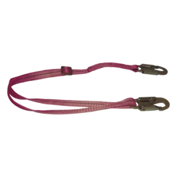 Banda de Posicionamiento para Arnés / Resistencia 2,722 kg / Longitud 1.8 m (5.9 ft) / Diámetro 1/2 pulgada / Ganchos Doble Seguro / ANSI A10.14 y Z359.1