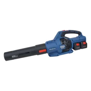Sopladora Inalámbrica / 20V+20V / 6.0 Ah / Motor Sin Escobillas 1100 W / 650 CFM / 62 m/s / 6 Velocidades + Turbo / 1.9 kg