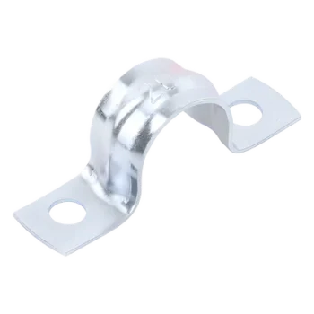 Abrazadera Omega / Conduit 1/2" (12.7 mm) / Acero 0.9-1.2 mm / Carga 30 kg / Acabado Cincado 5 micras