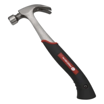 Martillo de Uso Rudo / Acero Forjado Monobloque / 16 oz (454 g) / Uña Curva / Sujetador Magnético / Mango Antideslizante