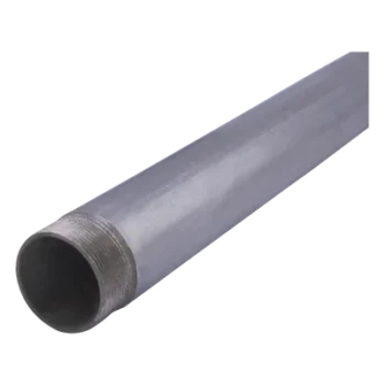 Tubo Conduit Cédula 40 / 1" (27 mm) / Acero Galvanizado / 3.20 m (10.5 ft) / Rosca NPSM sin Cople / Norma NMX-J-534-ANCE-2016