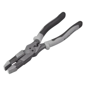 Pinza Híbrida / 3 en 1 Cortar-Pelar-Ponchar / 8" (20.3 cm) / Cable Sólido 10-14 AWG / Cable Trenzado 12-16 AWG / Pernos 6-32 y 8-32