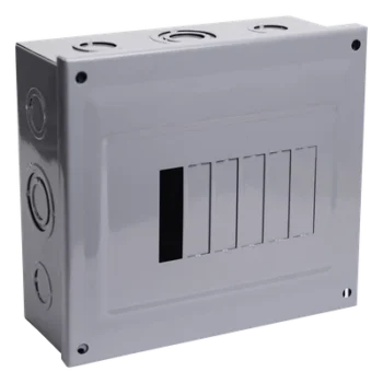 Centro de Carga para Sobreponer / 06 Polos / 60 A / 1 Fase 3 Hilos / 120/240 V AC / 50/60 Hz / 10 kA / 8.0 × 7.3 × 2.95 in