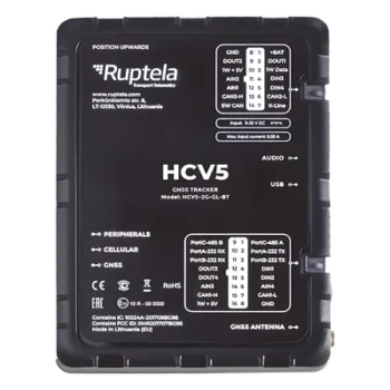 Localizador GPS Vehicular / LTE Cat M1 (4G) 3G 2G / CAN FMS J1708 J1939 / BLE 5.1 / RS232 RS485 / 9-32 V DC