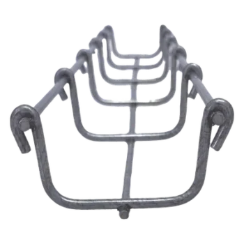 Charola Tipo Malla Bimetálica / 50 mm Ancho / 33 mm Peralte / Tramo 3 m (9.8 ft) / Hasta 26 Cables Cat6 / Exterior y Zonas Húmedas