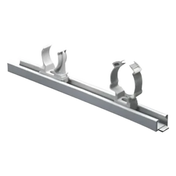 Canaleta Unicanal / PVC Auto-extinguible / 0 Halógenos / 20 cm (7.9 in) / RAL 7035 / Anti-choques