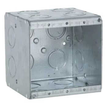 Caja Multigang / 2 Gangs / 3.5 in Profundidad / 16 Entradas 1/2-3/4 in / 45 in³ / UL Listed