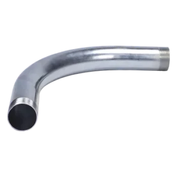 Codo Conduit 90° / 2" (52 mm) / Pared Gruesa / Galvanizado / Etiqueta Amarilla / Interior y Exterior Limitado