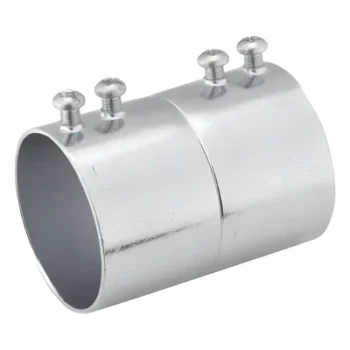 Cople para Pared Delgada / 2 in / Acero Galvanizado / Tornillo de Fijación / 83.10 mm (0.27 ft) Longitud