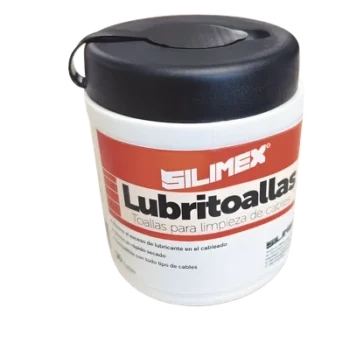 Lubritoallas para Cables / Doble Textura Rugosa y Suave / pH Neutro 7.0 / Secado Rápido / Envase Dispensador 30 Piezas