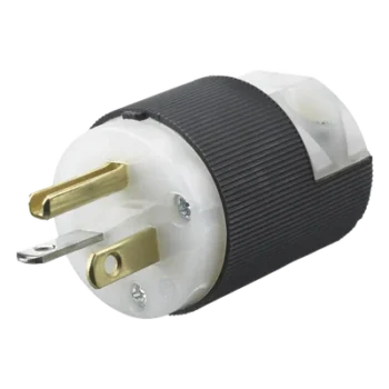 Clavija de Entrada Recta / 20 A / 125 V / 2 Polos 3 Hilos / NEMA 5-20P / Grado Industrial-Comercial / -40°C a 75°C / 0.15 lb