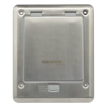 Caja de Piso / IP66 Cerrada / 120 kg Carga / 17.4x14.3x8 cm / Aluminio / TIA/EIA
