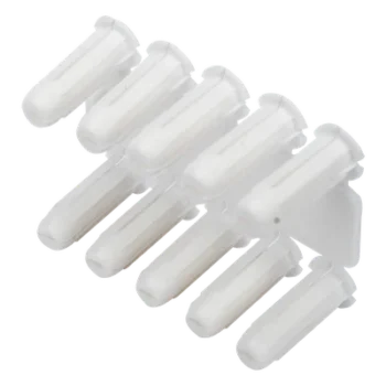 Taquete de Fijación / Doble Expansión Multidireccional / Tornillo 8 mm x 3/4" (19.1 mm) / Polietileno HDPE / 100 Piezas / -50°C a +80°C