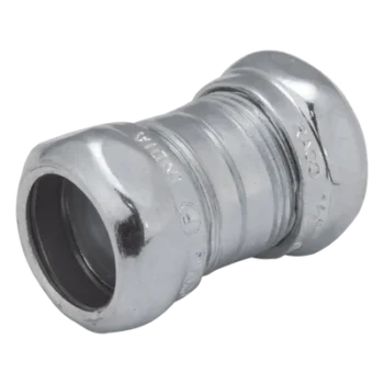 Conector de Compresión / Acero Galvanizado / 1 Pulgada / Pared Delgada / 59 mm x 38.81 mm