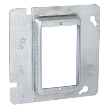 Sobretapa Cuadrada / Acero Galvanizado / 4.688 in x 4.688 in / Realce 0.75 in / UL Listed