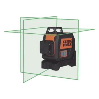 Nivel Láser / 3 Planos 360° / Láser Verde 520 nm / Alcance 30.5 m (100 ft) / Autonivelación ±4° / Base Magnética y para Trípode