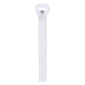 Cincho de Nylon 6.6 / 305 mm (12.0 ft) largo x 4.7 mm ancho / Tensión 222 N / Bloqueo Acero Inoxidable / UL 62275 / Paquete 100 pz