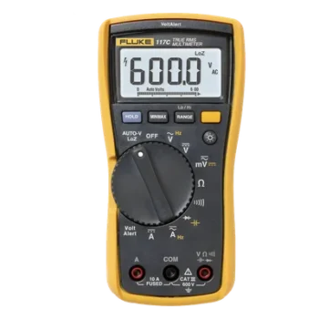 Multímetro Digital / Detector de Voltaje sin Contacto / CAT III 600 V / Retroiluminación LED / Autovolt LOZ / 4 Hz