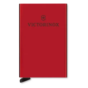 Tarjetero de Aluminio / Capacidad 4-6 Tarjetas / Protección RFID / Sistema Deslizamiento / 10 x 6 x 1 cm