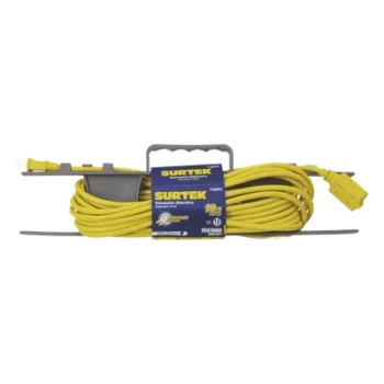 Extensión Eléctrica de Uso Rudo / 6 m (19.7 ft) / 127 VCA / 10 A / Calibre 16 AWG / Doble Aislamiento